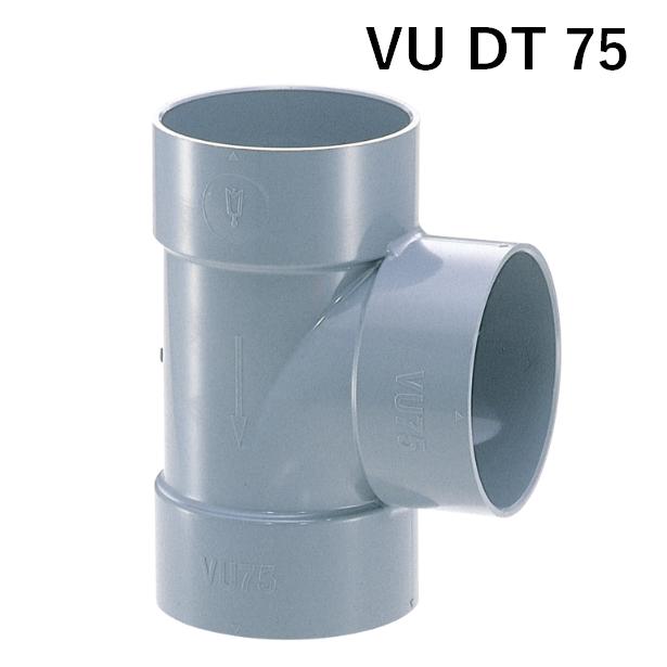 アロン化成 アロン VU DT 75 チーズ 90°Y 排水用継手 配管 塩ビ VU継手 