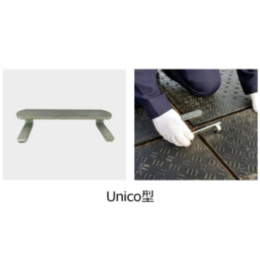 WPT Wボード 差込固定金具 Unico型 100本 連結固定具 敷板