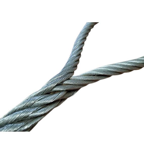ダブルスリングワイヤー 安全トゲなし 16mmx1.5m 日興製綱JIS W