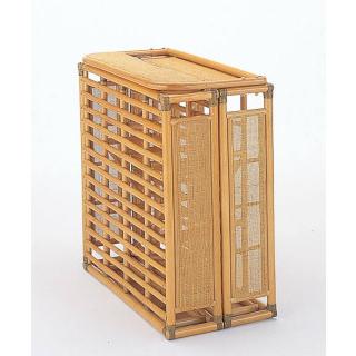 籐すのこベッド ブラウン シングル 床面高さ25cm 今枝商店 YHY915