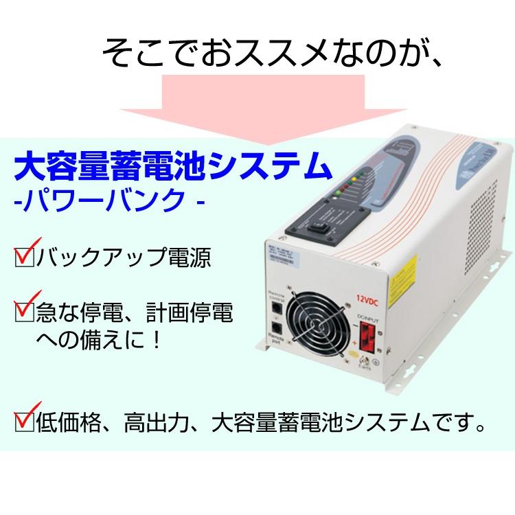家庭用／業務用 ソーラーパネル 大容量蓄電池 パワーバンク 【ケース付  