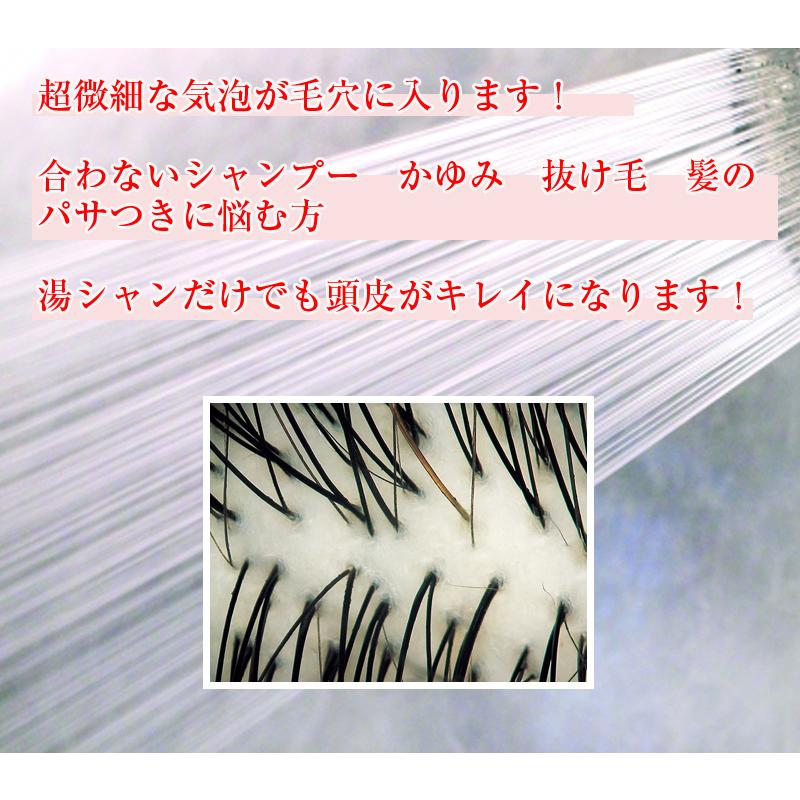 節水 シャワーヘッド マイクロナノバブル 【レニーズ】 シャワー お風呂 マイクロナノバブル ミスト 保湿 保温 節水 美容 頭皮 毛穴汚れ 潤い 洗浄_6