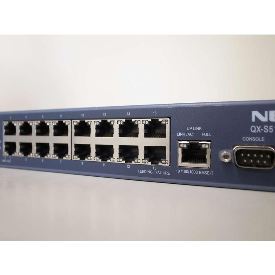□NEC PoEレイヤ2スイッチ 【QX-S517T-PW】 (6)□ : イメージパレット