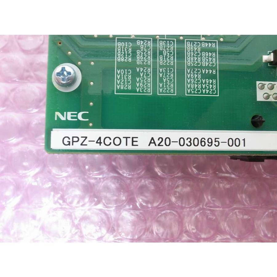 □NEC UNIVERGE SV9300 4局アナログ外線ユニット 【GPZ-4COTE □NEC UNIVERGE SV9300 4局アナログ外線ユニット 【GPZ-4COTE
