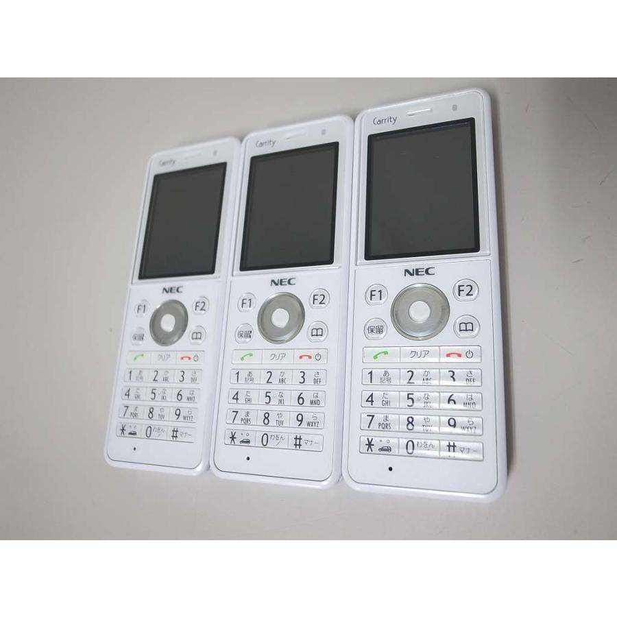 NEC製PHS CarrityNW PS8D-NW 3個 □NEC Carrity-NW 構内PHS 【PS8D-NW】 3台 (30)□ : イメージパレット