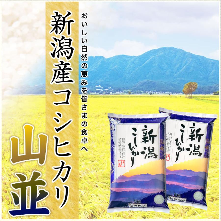 お米 5kg 新潟産コシヒカリ 山並 令和5年産 送料無料 （北海道、九州、沖縄除く）｜imagi｜02