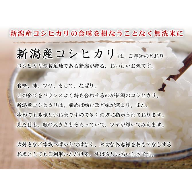 無洗米 令和5年産 10kg 新潟県産コシヒカリ 吟精 ( 5kg ×2)送料無料 （北海道、九州、沖縄除く）｜imagi｜03