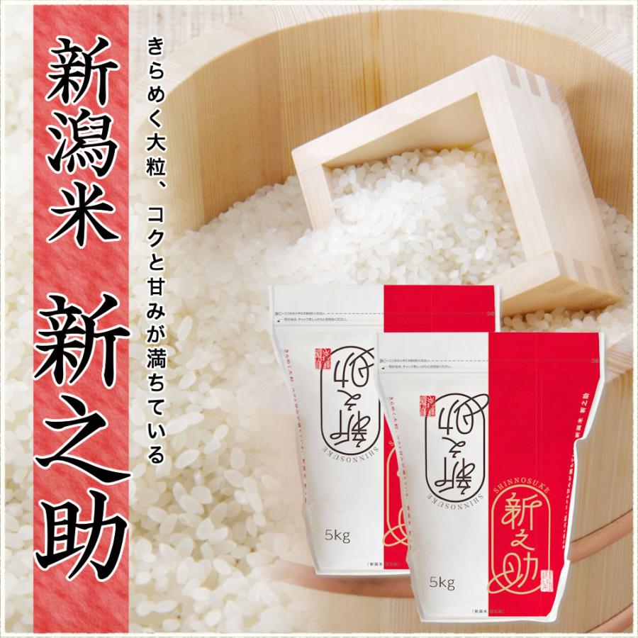 新之助 訳あり米 10kg【5kg×2袋】 新之助 10kg (5kg×2袋 保存チャック袋) お米 令和6年産 新潟産