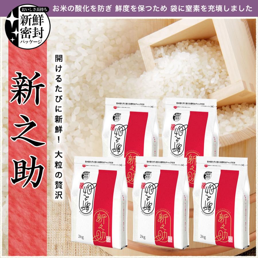新之助（しんのすけ） 令和7年産 新潟産 10kg(2kg×5袋) 米 新鮮密封