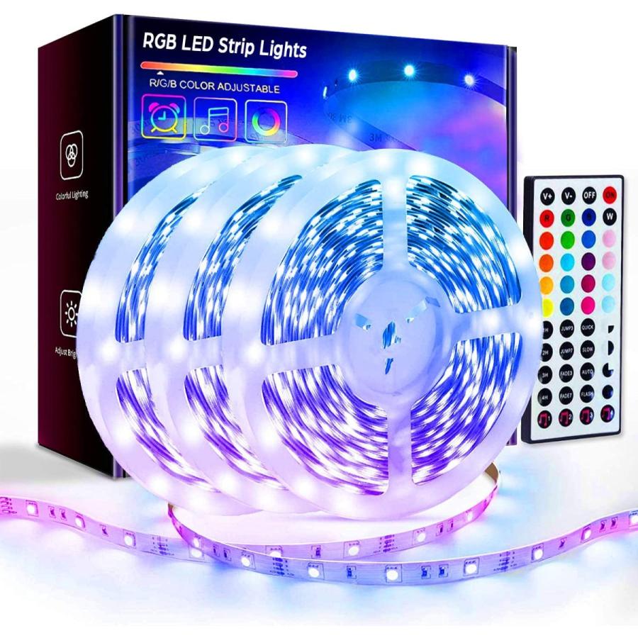 毎週更新 15M LEDテープライトledテープ テレビバックライト SMD5050 高輝度 RGBイルミネーションライト 音楽LEDテープ 44キー  biobio.coanil.cl