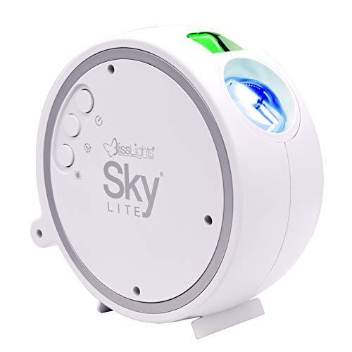 BlissLights SKYlite 星空LED星雲ライトプロジェクター-室内装飾、ベッドサイドランプ、ムード照明, ホームギフト（青/緑 プロジェクター