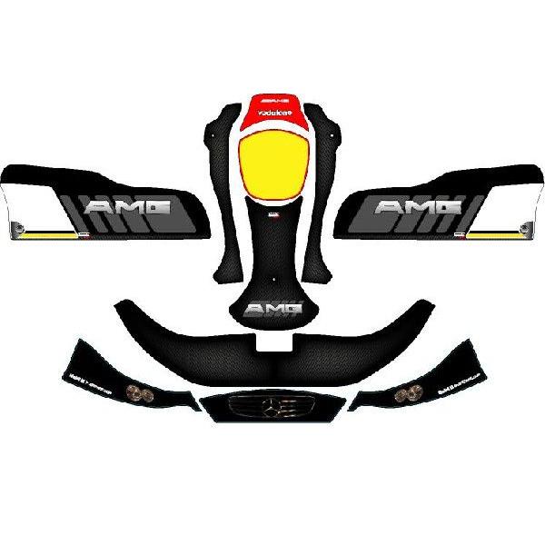 レーシングカート用 カウルステッカー NA2用 06CRG-AMG 特注品