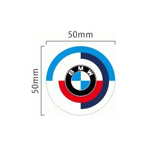 【56%OFF!】 配送員設置 BMWモータースポーツ 1974年エンブレム カラー ステッカー デカール シール 5cmサイズ queenmare.it queenmare.it