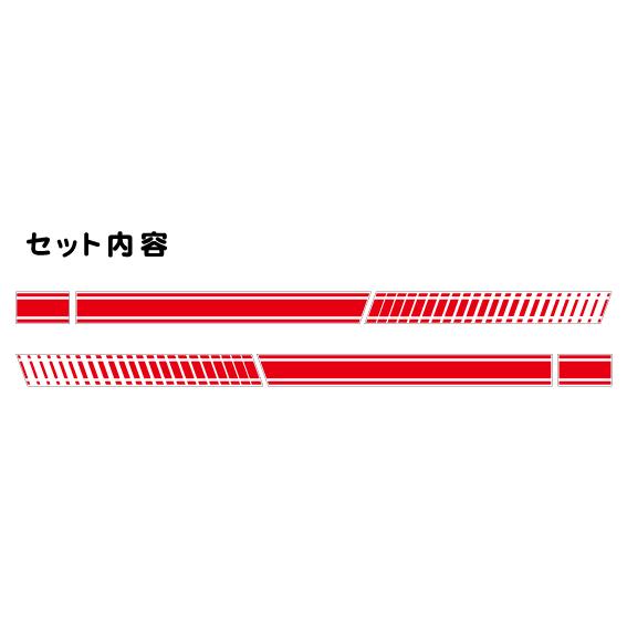 ネコポス不可】デコライン カッティング ステッカー シール セット 