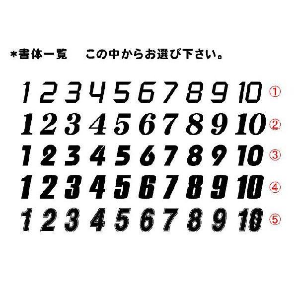 レーシングカート用 フロントゼッケン 印刷ステッカー オーダー