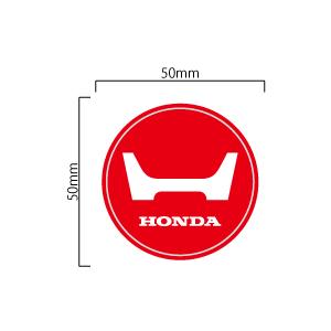 ホンダ HONDA旧ロゴステッカー5cm/レッド・ブラック : imagine-style