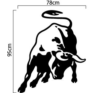 ランボルギーニ Lamborghini 牛マーク 特大切抜きステッカー 縦95cm Lambo Bull 950 Imagine Style ヤフーショップ 通販 Yahoo ショッピング