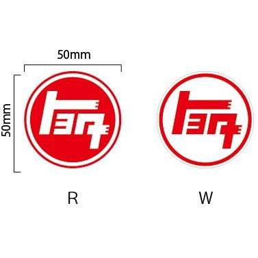 トヨタ カラープリントステッカー （デカール シール） 5cmサイズ 
