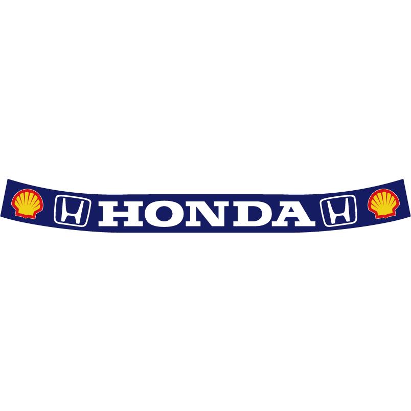 ヘルメット バイザーステッカー HONDA Shell 89F1 アライ Arai GP-5
