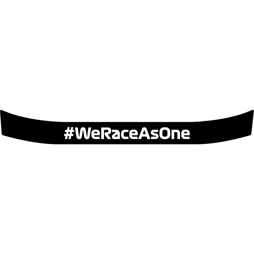 ヘルメット バイザーステッカー #We Race As One F1 アライ Arai GP-5