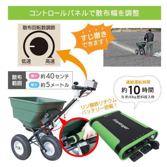 和コーポレーション 電動肥料散布機 撒きざんまい 3輪タイプ KT-603ELV