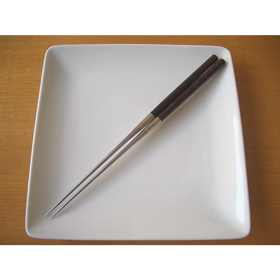日本製 #1316 黒檀柄 盛箸 箸先165mm/全長305mmm 本焼ステンレス 