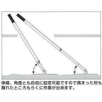 吉岡製作所 側溝ナラシ S-400 仕上げ用 柄伸縮 角度自由 : イマジ 