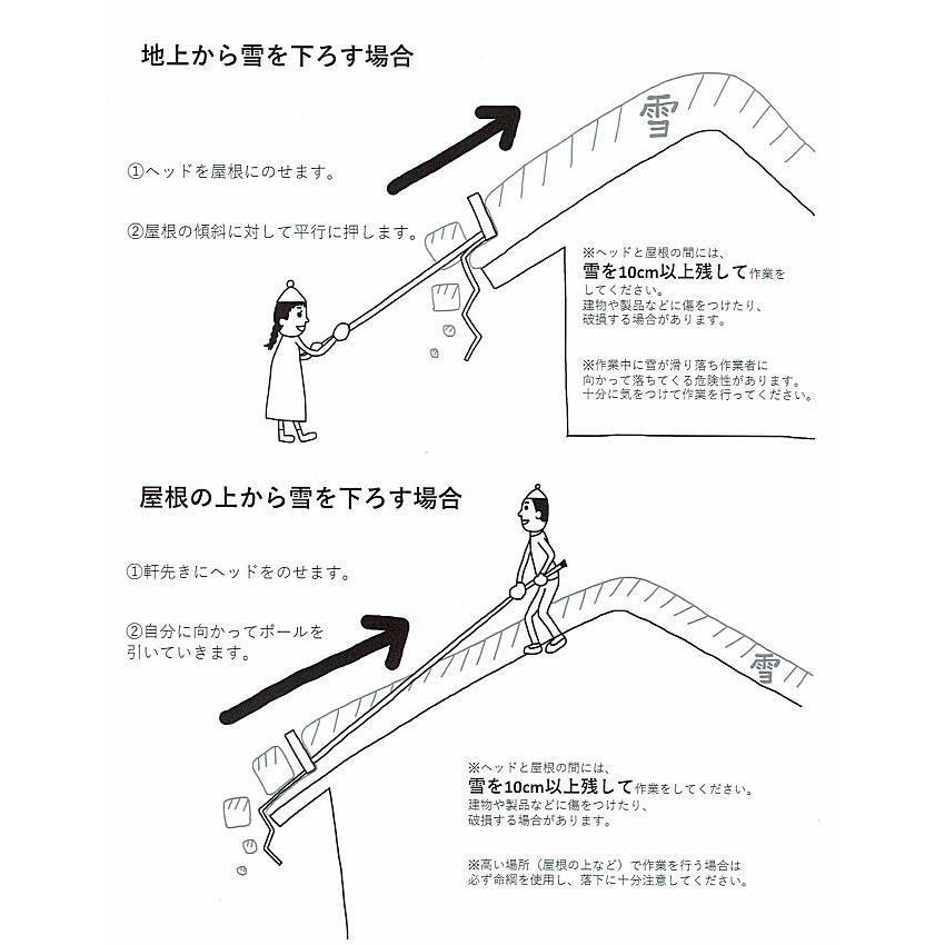 らくらく雪すべーる(新雪用 屋根の雪下ろし道具)雪スライダー らくらく雪すべーる(新雪用 屋根の雪下ろし道具)雪スライダー