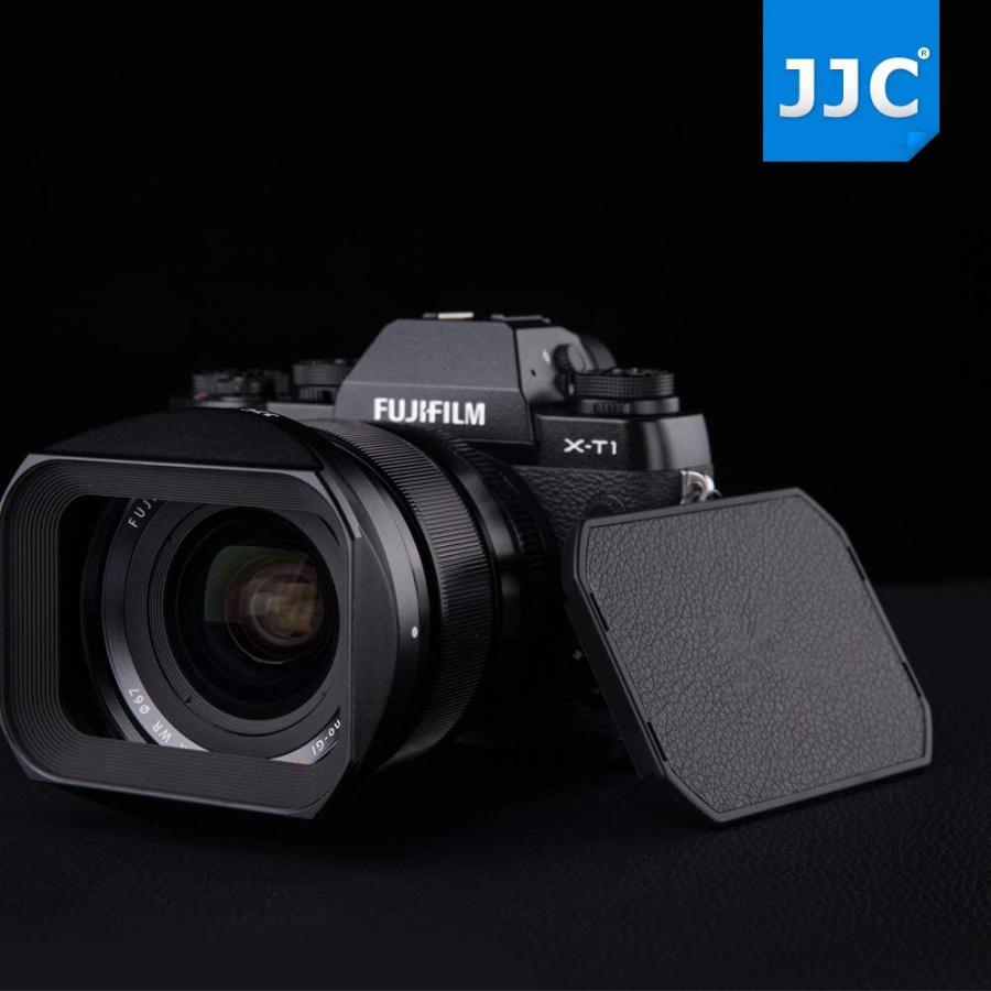 JJC メタル 正方形 レンズフード + フードキャップ 富士フィルムFujifilm Fujinon XF 16mm｜imahamukas｜07
