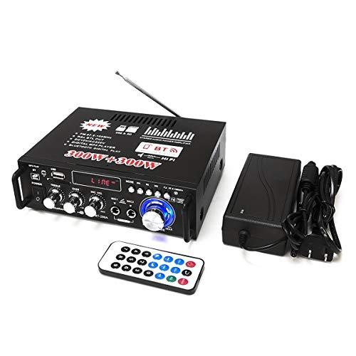 Web限定 2ch高出力オーディオアンプ コンパクトサイズ 実効最大出力300w 300w Bluetooth接続対応 Usb Sdカード再生可 Hi 開店祝い Www Fiscaliaguerrero Gob Mx