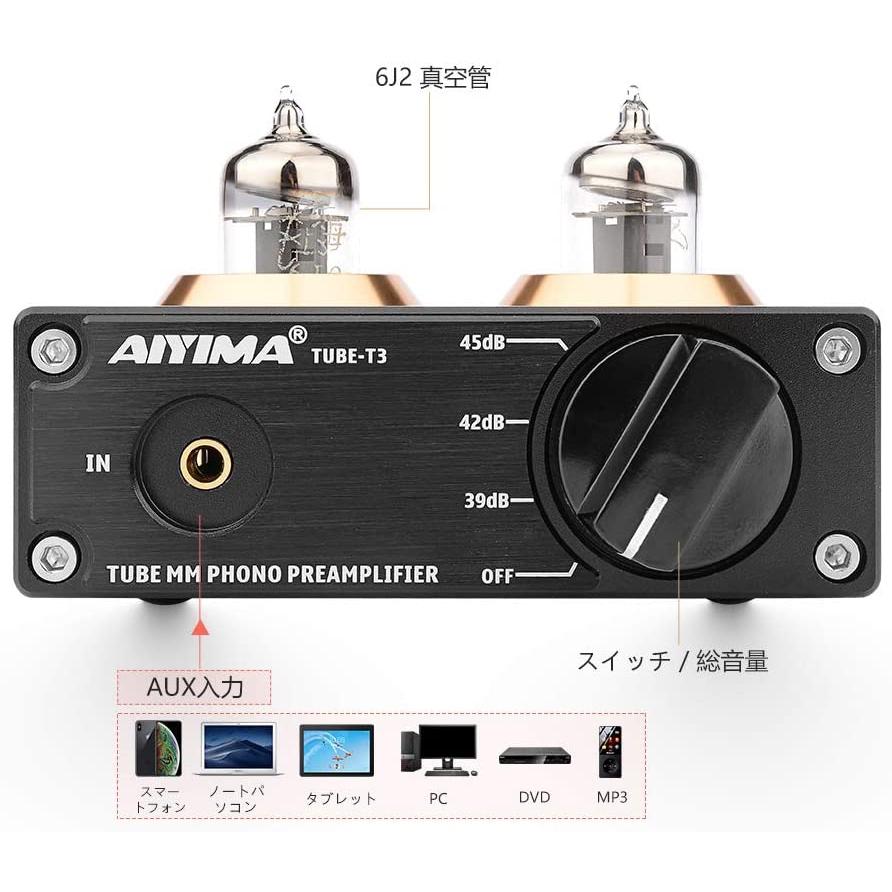 正規激安 Aiyima Tube T3 6j2真空管レコードプレーヤー 胆汁プリアンプ Dc12v音声パワープリアンプ 安いそれに目立つ Mag Pgma Co
