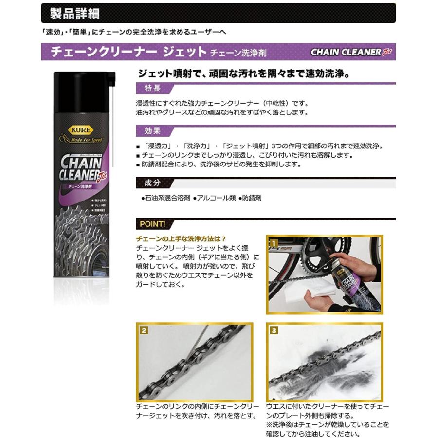 kure 呉 工業 自転車 専用 チェーン ルブ セミ ウェット