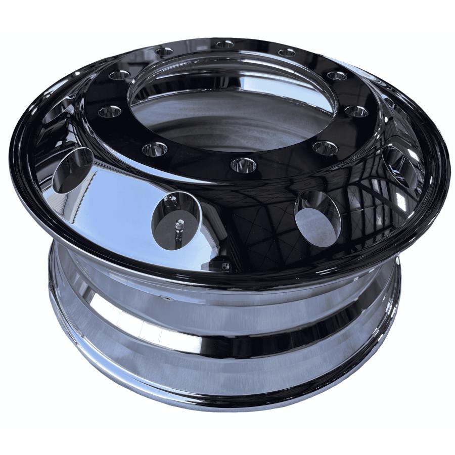 アルミメッキホイール ISO 22.5x8.25 10穴 クロムメッキホイール