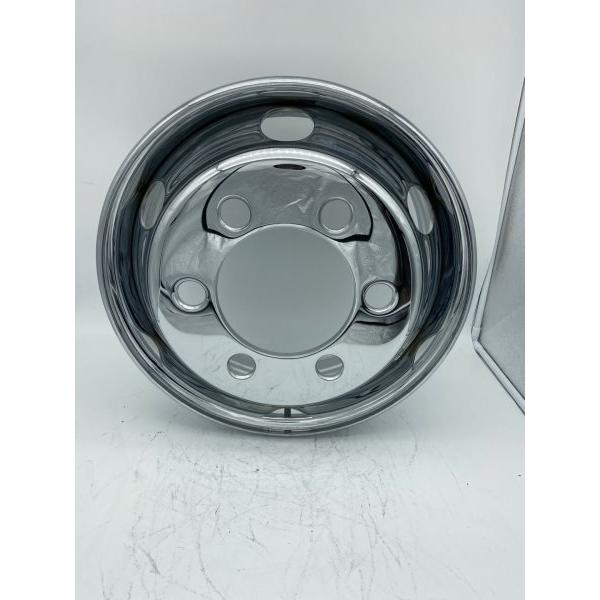メッキホイール 17.5x6.00 6穴 フロント用 クロムメッキホイール