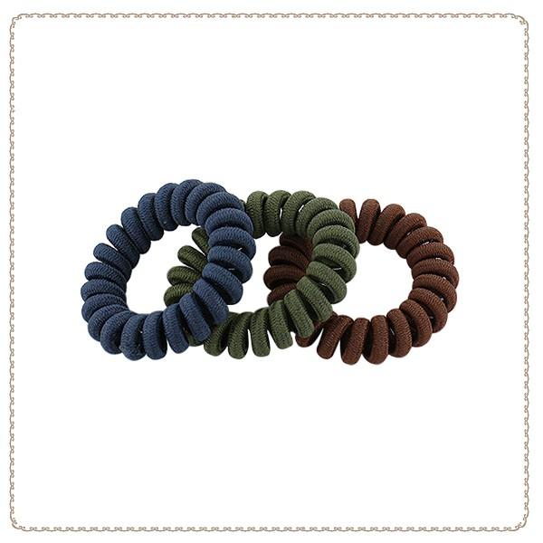 静電気防止グッズ ブレスレット ヘアゴム 静電気除去グッズ 静電気軽減ヘアブレスレット 3本セット スプリング