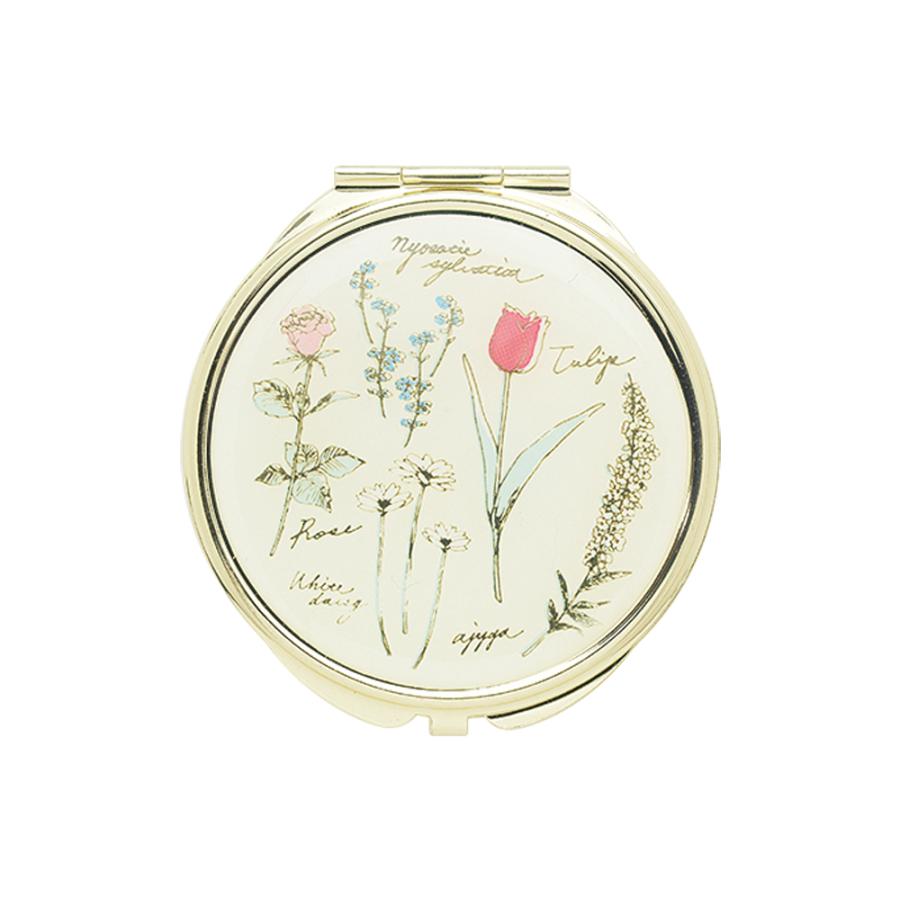 手鏡 ミラー 拡大鏡 キラキラ プレゼント コンパクトミラー ボタニカルデザイン Gmr0084 A 雑貨 おしゃれ かわいい 1 2796 Iphoneケース買うならイマイ屋 通販 Yahoo ショッピング