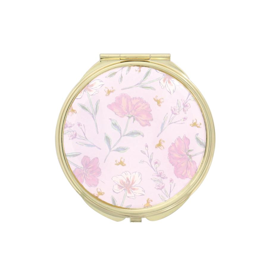手鏡 ミラー 拡大鏡 キラキラ プレゼント コンパクトミラー ボタニカルパターン Gmr0146 Pk ピンク 雑貨 おしゃれ かわいい 1 23 Iphoneケース買うならイマイ屋 通販 Yahoo ショッピング