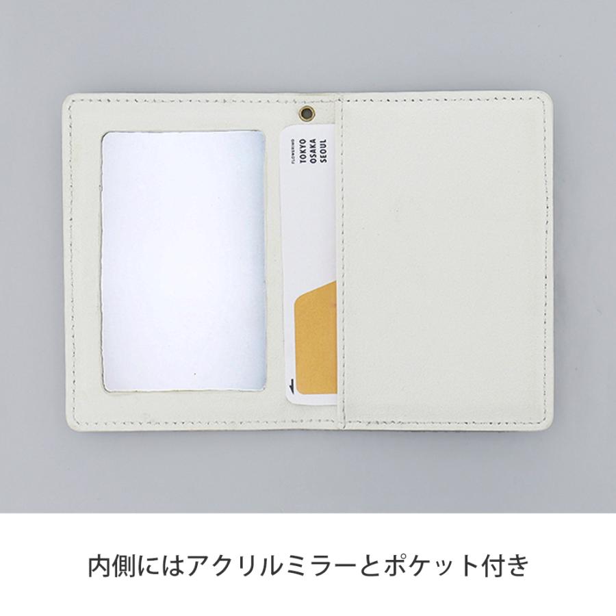 パスケース アクリルミラー付き 定期入れ 猫パターン Gpc0038 Pk ピンク 雑貨 おしゃれ かわいい 1 3003 Iphoneケース買うならイマイ屋 通販 Yahoo ショッピング