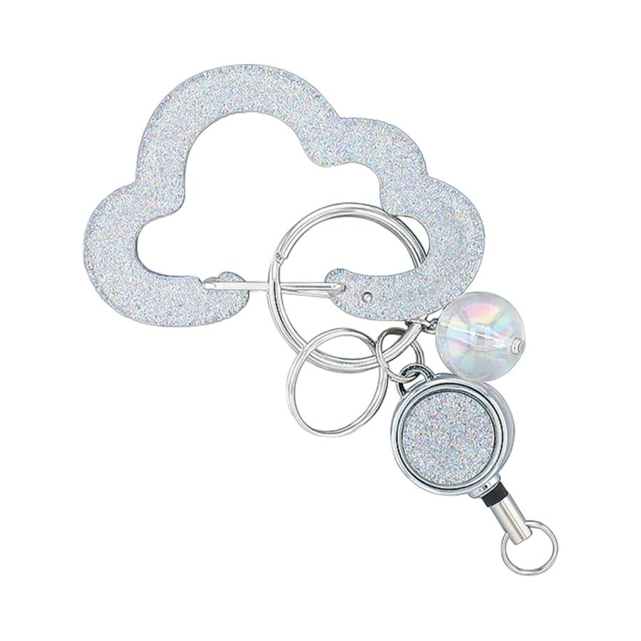 Flowering（フラワーリング） キーホルダー、キーリング カラビナ