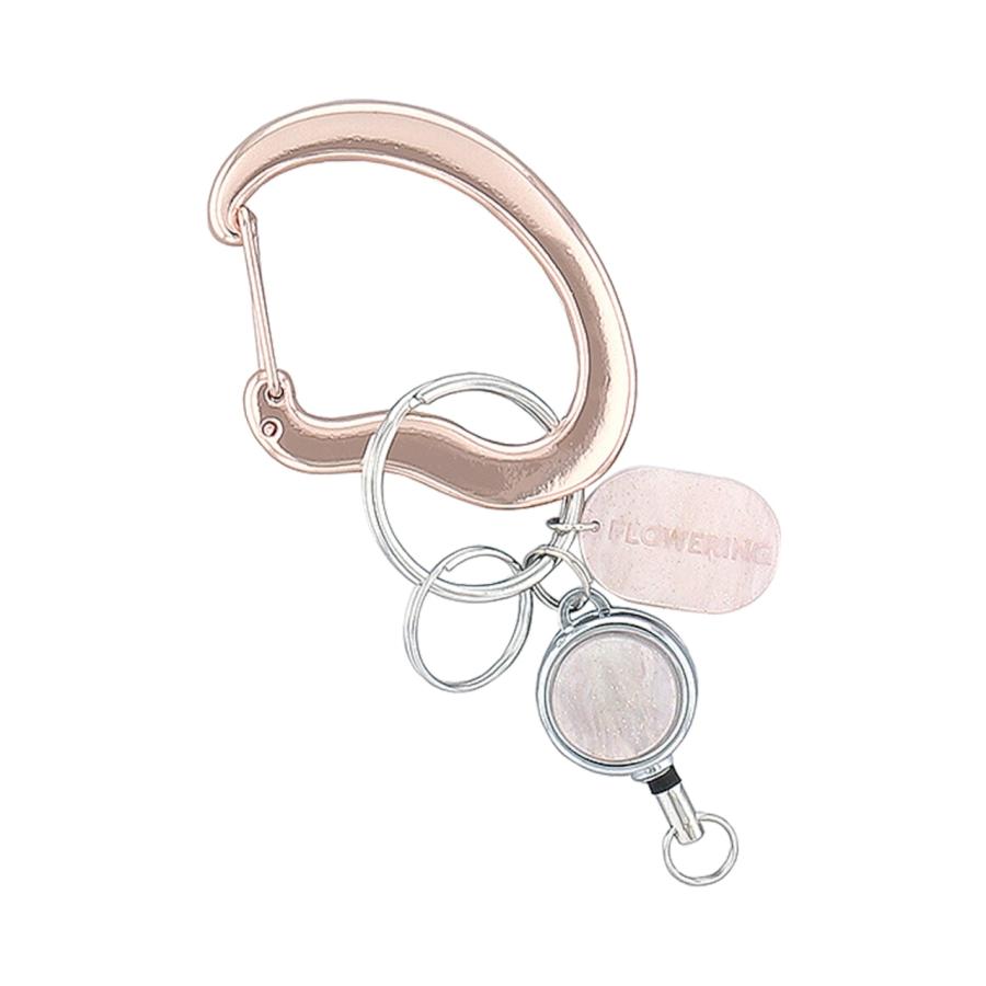 Flowering（フラワーリング） キーホルダー キーリング カラビナ