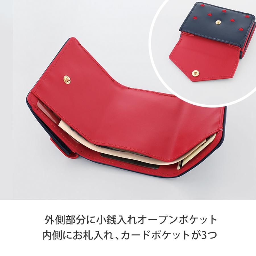 Flowering（フラワーリング） 三つ折り財布 ミニ財布 レディース