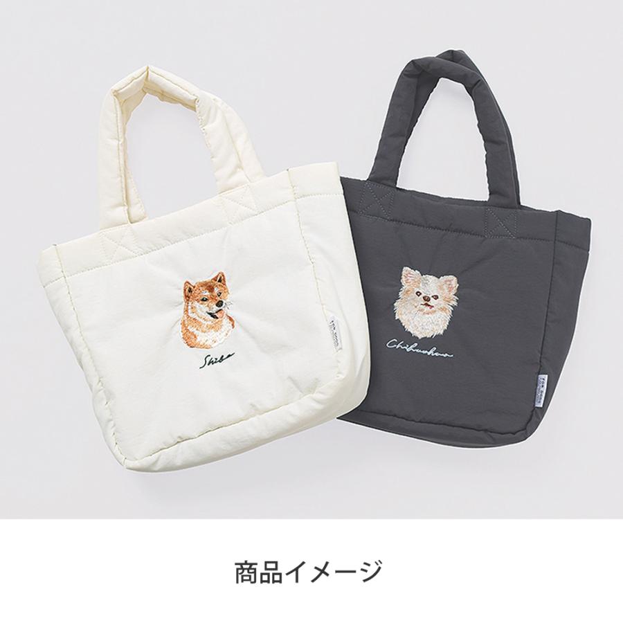 Flowering（フラワーリング） トートバッグ ドッグチャリティ 柴犬