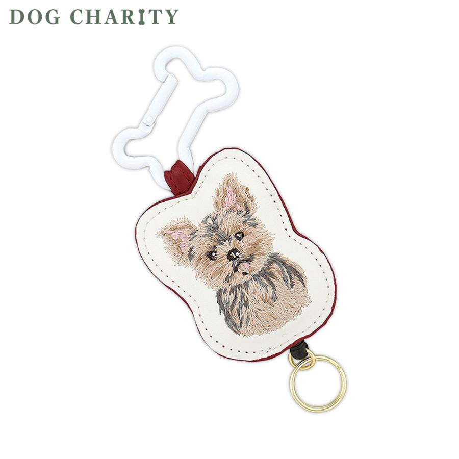 Flowering（フラワーリング） ドッグチャリティ リールチャーム 骨型