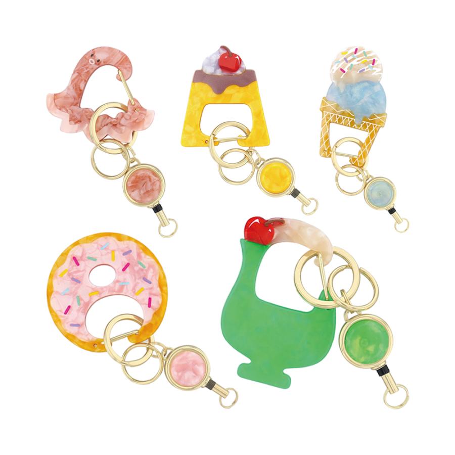 Flowering（フラワーリング） キーホルダー キーリング カラビナ