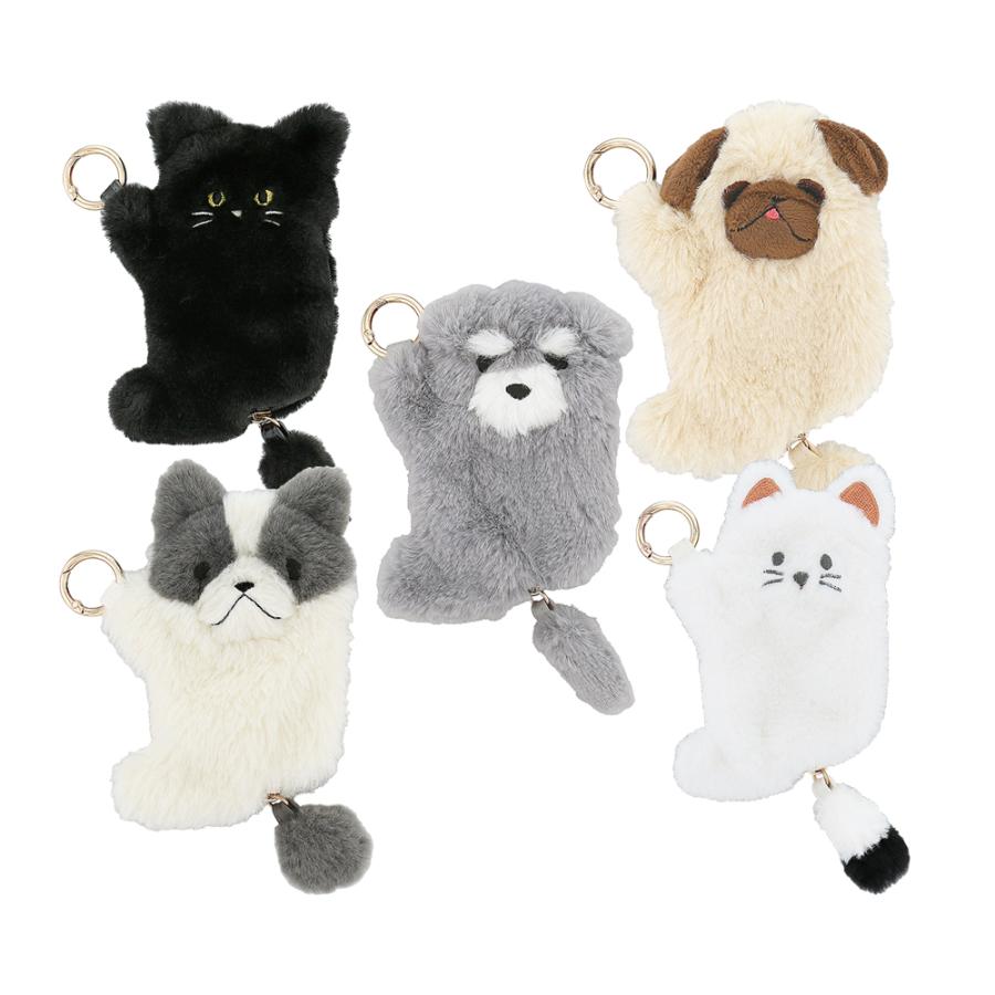 Flowering（フラワーリング） バッグチャーム アニマルポーチ