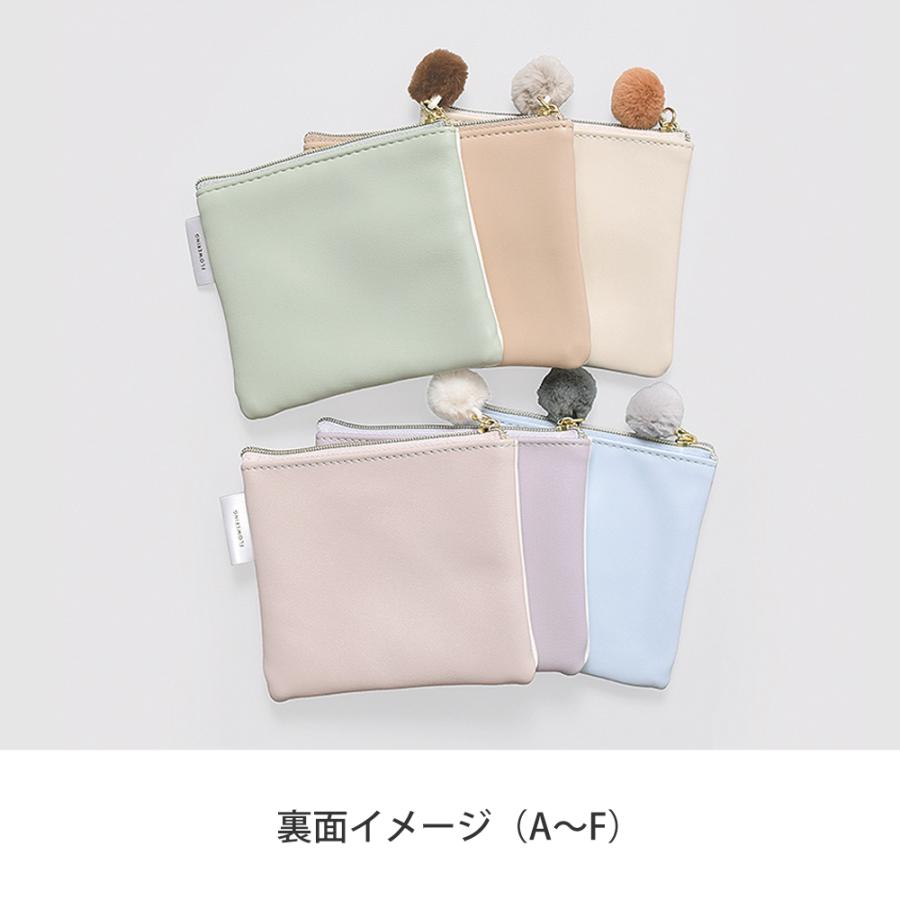 Flowering（フラワーリング） キャットチャリティ フラットポーチ