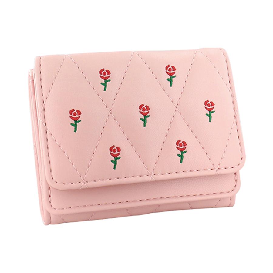 Flowering（フラワーリング） 三つ折り財布 ミニ財布 レディース