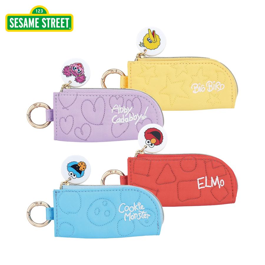 化粧ポーチ キーホルダー リップケース ポーチ セサミストリート