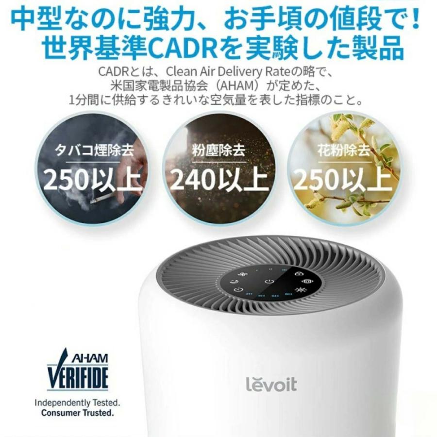 Levoit Core 300S 空気清浄機 20畳対応 H13 HEPA 小型 WiFi 花粉 PM2.5
