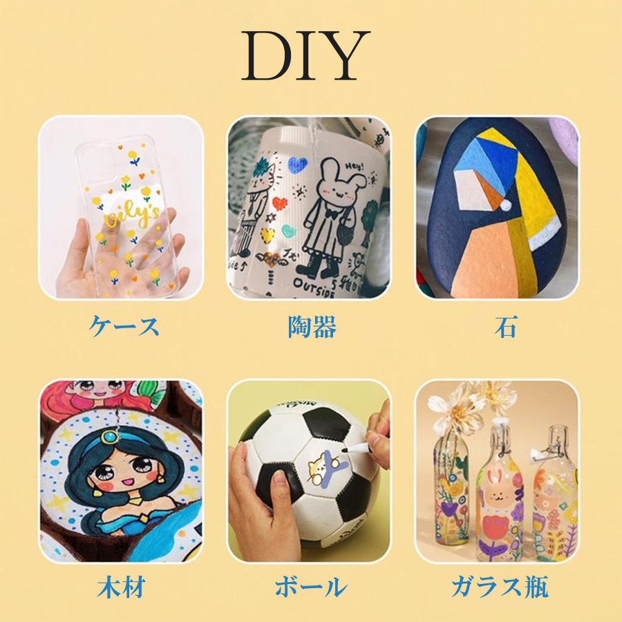 お値下げしました！新品未使用品 油絵セット マーカーセット 24色 カラーペンセット 油性 ブレンダーペン